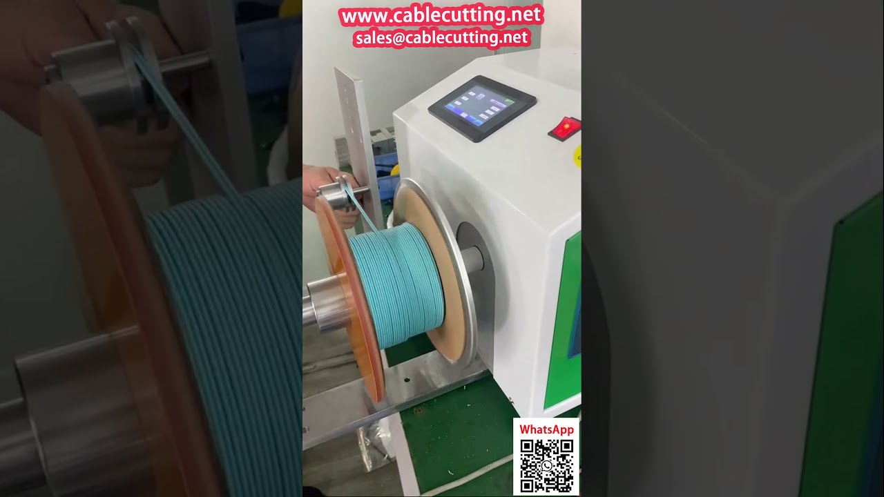 Yüksek Hızlı Fiber Optik Kablo Kağıt Makaralara Sarma Makinesi