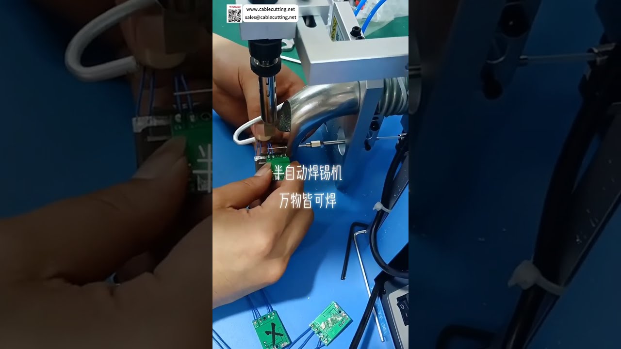 Yarı Otomatik Lehimleme Makinesi | Mikro Anahtarlar, Piller ve PCB Elektronik için Mükemmel Araç