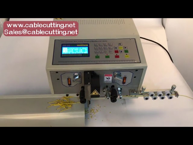 8 sqmm Full Automatic electric wire stripping machine wire stripping machine wire cable cutting and