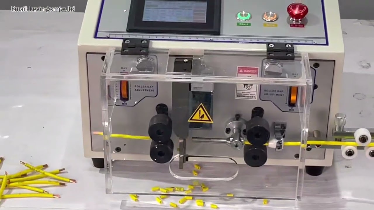 Güncellenmiş Dokunmatik Ekranlı SWT508E-S Bilgisayar Kontrollü Otomatik Tel Sıyırma, Kesme ve Presleme Makinesi