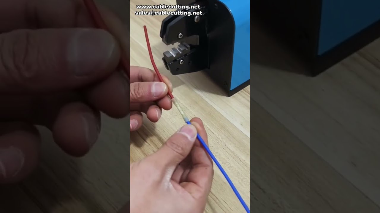 Pneumatic Crimping Machine One Step Waterproof Terminal Crimping #factory #machine