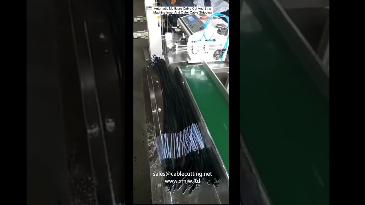 Otomatik Çok Damarlı Kablo Kesme ve Sıyırma Makinesi | İç ve Dış Kablo Soyma
