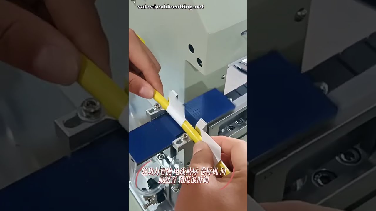Tel Etiketleme Makinesi | Servo Tahrikli Yapıştırıcı Aplikatör | Sabit Uzunluk Rulo Etiketleyici #fabrika #makine
