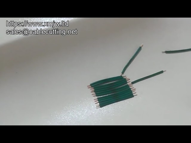 Otomatik Tel Sıyırma ve Kesme Makinesi | Terminal Presleme ile PVC Bükümlü Tel İşleme