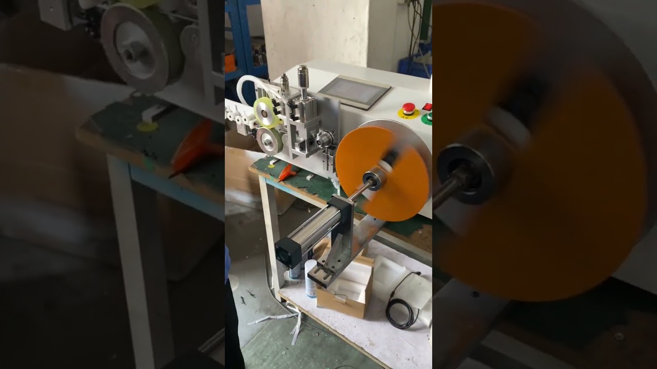 Kablo Demeti Otomatik Metre Sayma, Sarma ve Bağlama Makinesi – Hassas Ölçüm #fabrika