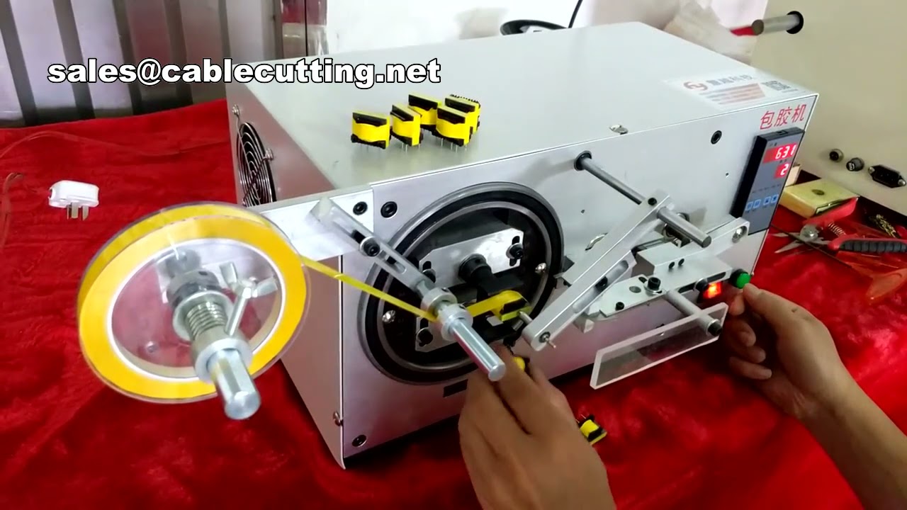 Transformatör ve Vites Kolu İçin Otomatik Bant Sarma Makinesi | Hassas İzolasyon