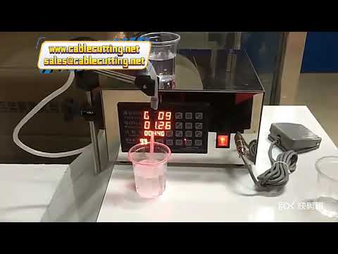 GFK-280 10ml Mini Dijital Sıvı Dolum Makinesi - Gıda, İçecek, Yağ, Parfüm ve Daha Fazlası için Hassas Dolum