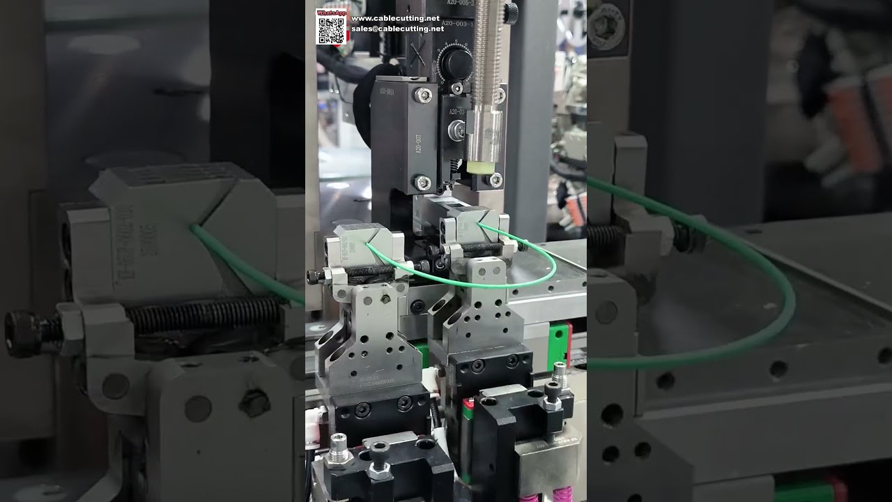 Otomatik Terminal Kıvırma ve Konnektör Yerleştirme Makinesi | Kablo İşleme Otomasyonu