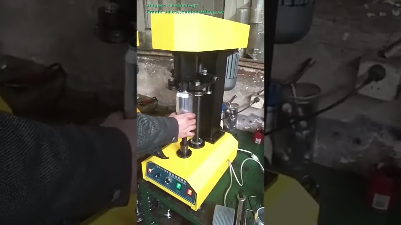 tdfj 160 pet bottle sealing machine  canning seamer  can sealer for tin can