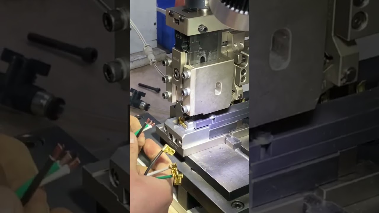 Kore Yapımı Mekanik ve Pnömatik Yatay-Dikey Terminal Presi | 145 mm Kapatma Yüksekliği