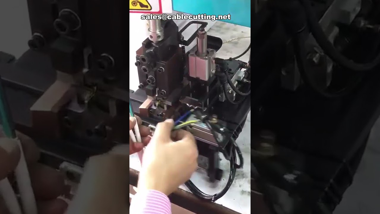 Tel Kesme, Sıyırma ve Kıvırma Makinesi | Otomatik Kablo İşleme