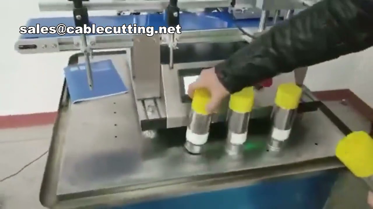 Masaüstü Yuvarlak Şişe, Kutu ve Kavanoz Endüksiyonlu Etiketleme Makinesi