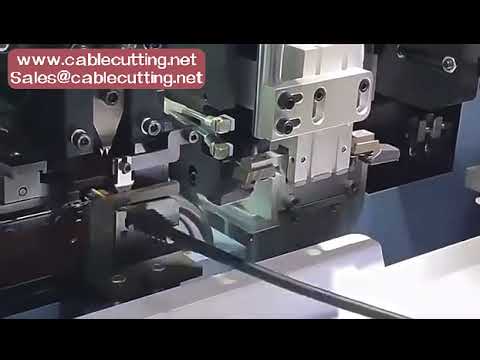 Çok Damarlı ve Şerit Kablo Sıyırma ile Terminal Presleme Makinesi | Otomatik Kablo İşleme