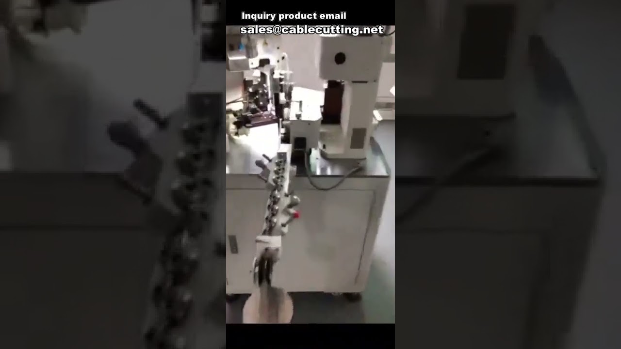 Çift Uçlu Otomatik Kablo Pensesi ve Terminal Kıvırma Makinesi | Sürekli Tel İşleme Ekipmanı