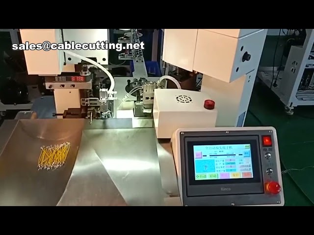 Otomatik Çift Uçlu Terminal Sıkma Makinesi - Hassas ve Verimli Terminal Sıkma Çözümü