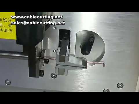 6-35 mm² Sert Tel İçin Otomatik Kesme, Sıyırma ve Bükme Makinesi | Yüksek Verimlilik