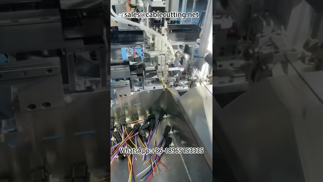 Otomatik Tel Geçirme Makinesi | Su Geçirmez Fiş ve Terminal İşleme | Kablo Demeti Ekipmanı