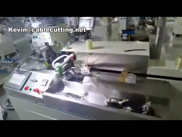 Yüksek Verimli Otomatik Kablo Sıkma ve Kalaylama Makinesi
