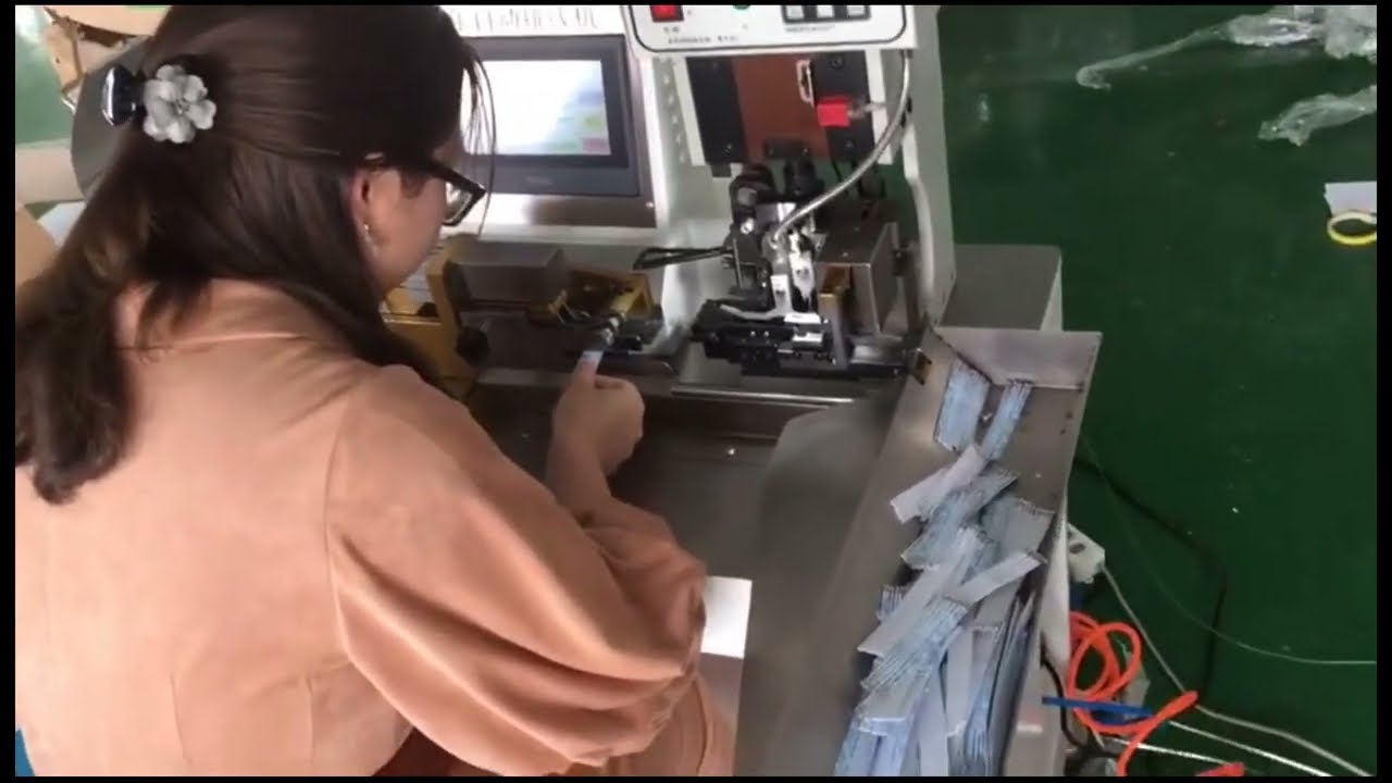 Otomatik 22 AWG 2P-20P Düz Ribbon Kablo Terminal Sıkma Makinesi | Yüksek Verimlilik