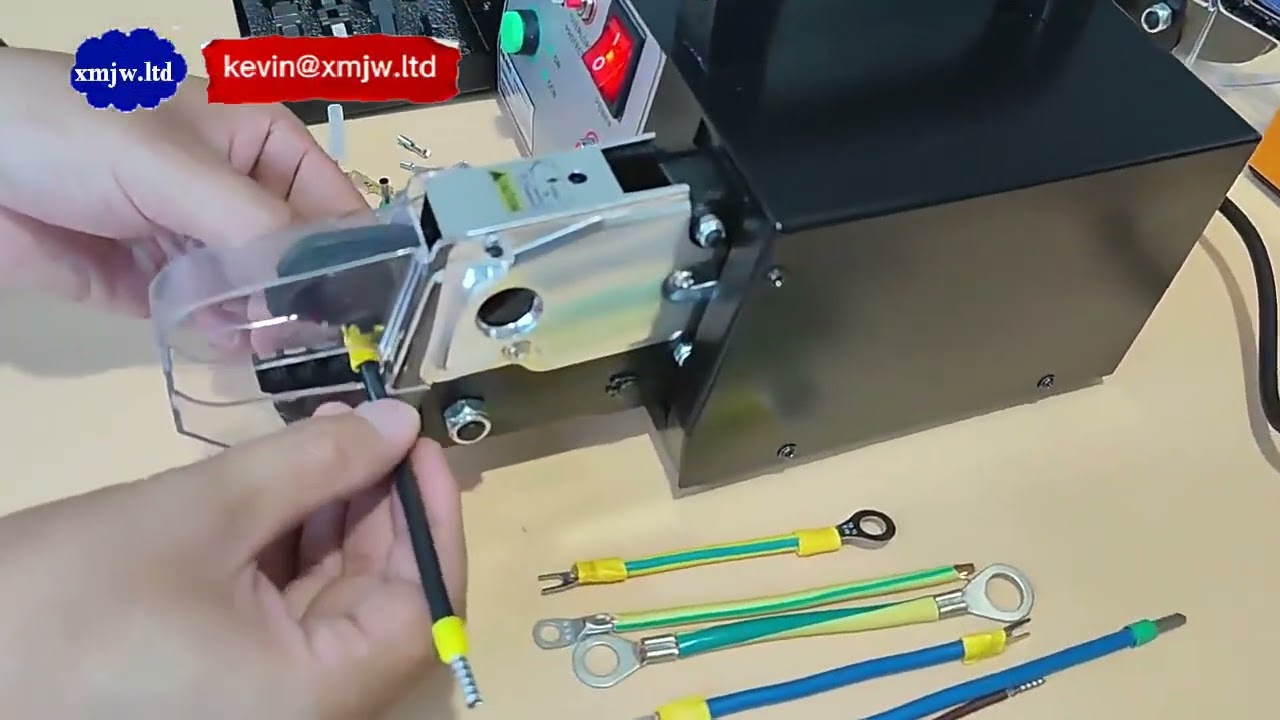 Semi Automatic Electric Crimping Machine For Pre insulated Terminals Crimp