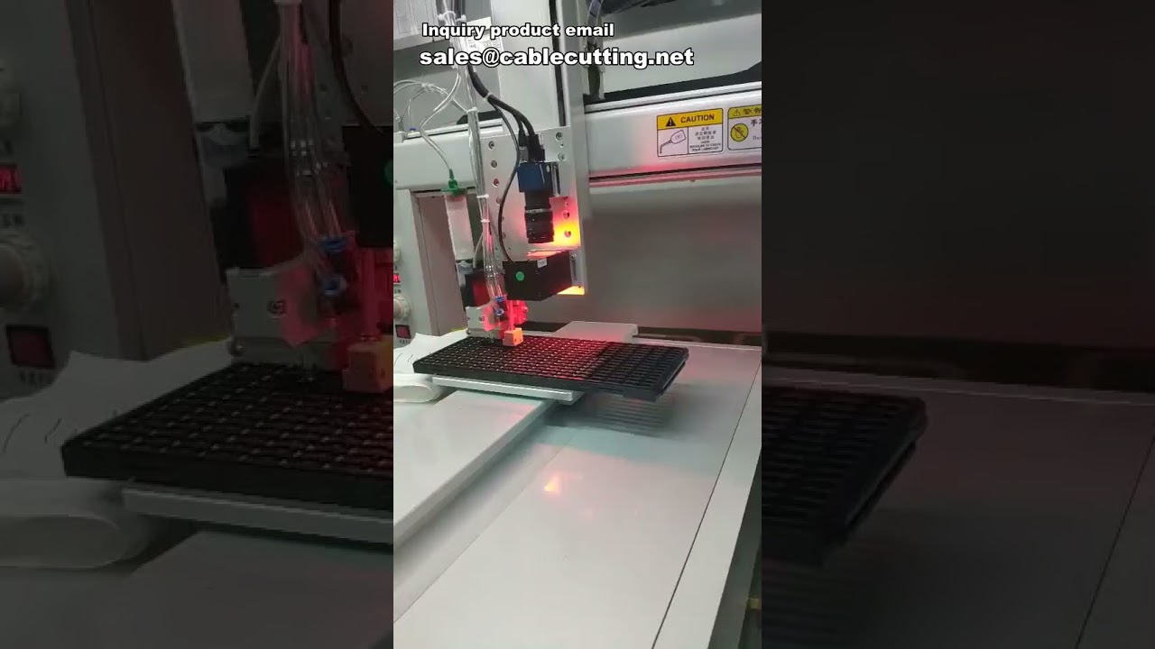 Otomatik Kameralı Vizyon Tutkal Dağıtma Robotu | Üç Eksenli Hassas Yapıştırıcı Makinesi