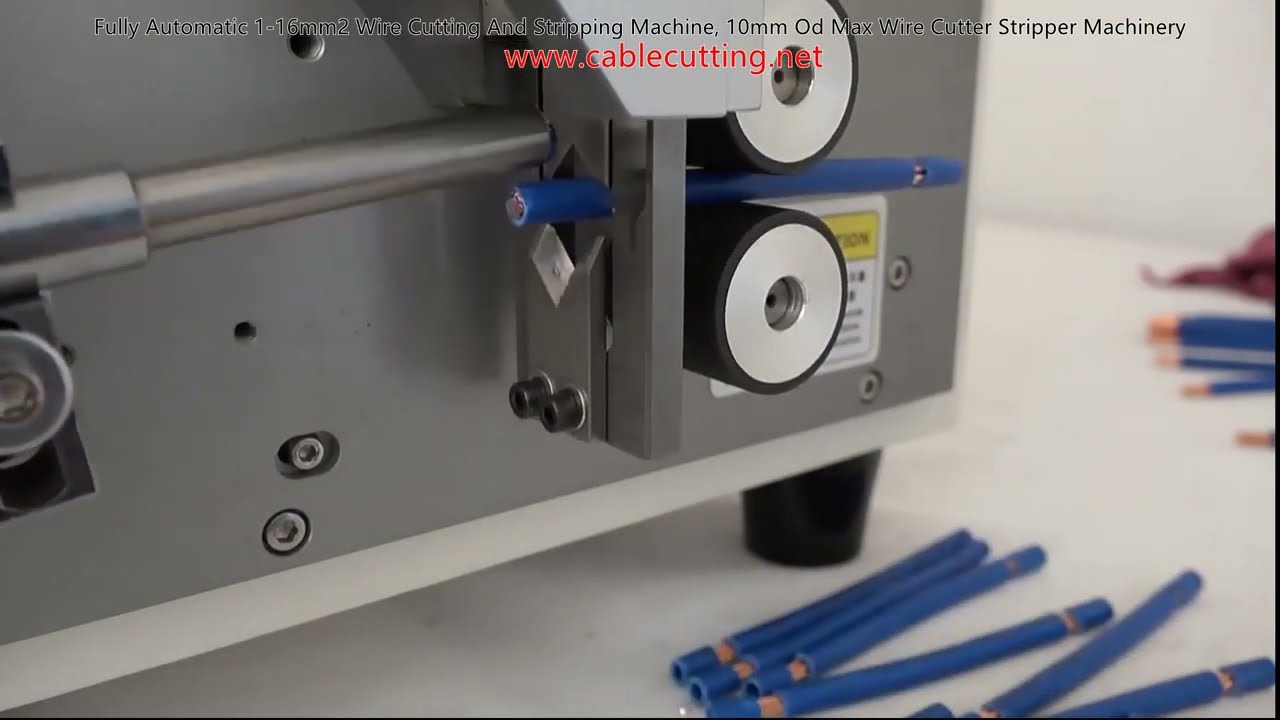 Tam Otomatik 1-16mm² Kablo Kesme ve Sıyırma Makinesi, 10mm Maksimum Dış Çap | Endüstriyel Tel İşleme