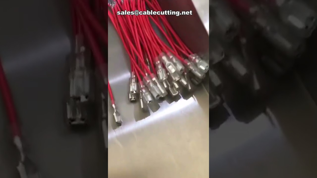 Tam Otomatik Tel Kesme, Sıyırma, Presleme ve Terminal Takma Makinesi | Yüksek Verimli Kablo İşleme