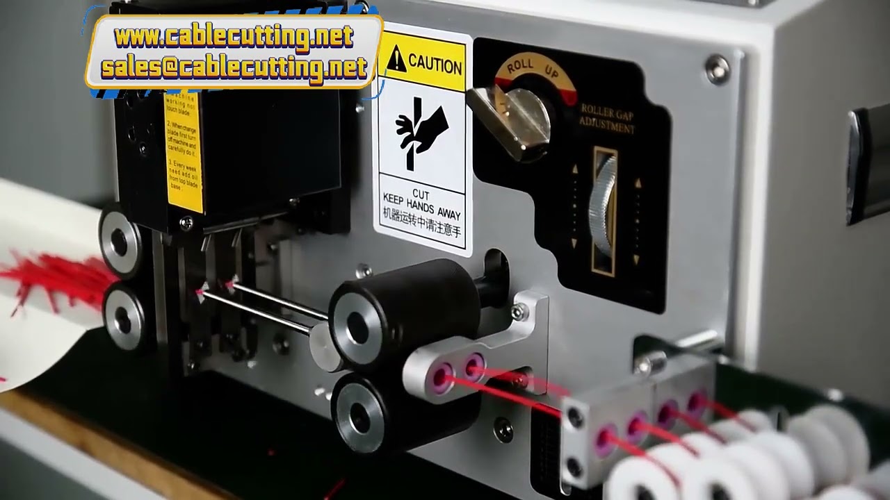 Çift Beslemeli Kablo Soyma ve Presleme Makinesi | 0,1-2,5 mm² Karbür Bıçaklı Tel Sıyırma