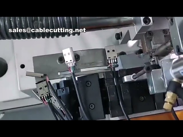 USB Veri Kablosu Otomatik Lehimleme Makinesi | Yüksek Hızlı Fabrika Üretim Hattı