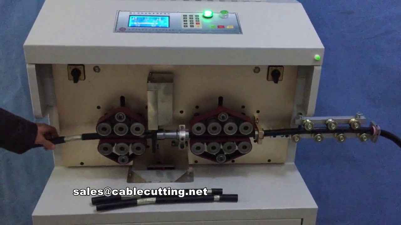 Yeni Enerji Örgülü Tel ve Kalın Kablo Kesme Sıyırma Makinası | 20mm Çap