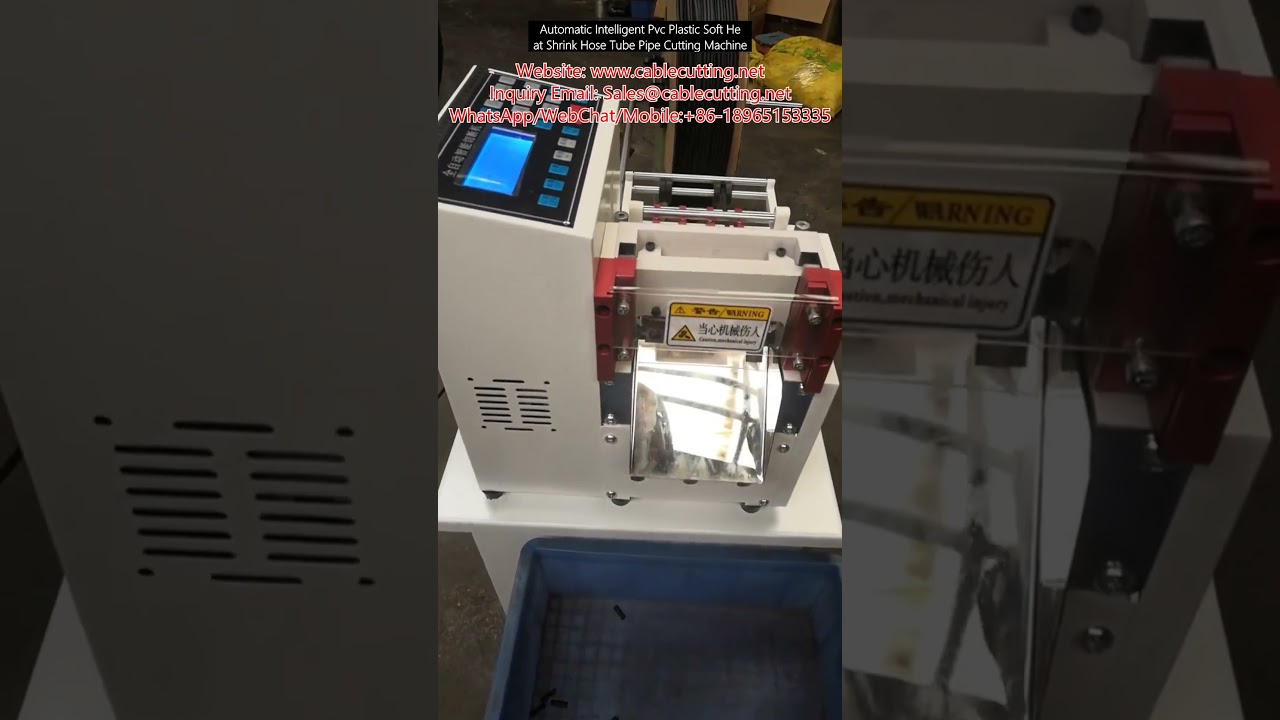 Yüksek Verimli Otomatik Akıllı PVC ve Isı Büzüşmeli Hortum Boru Kesme Makinesi