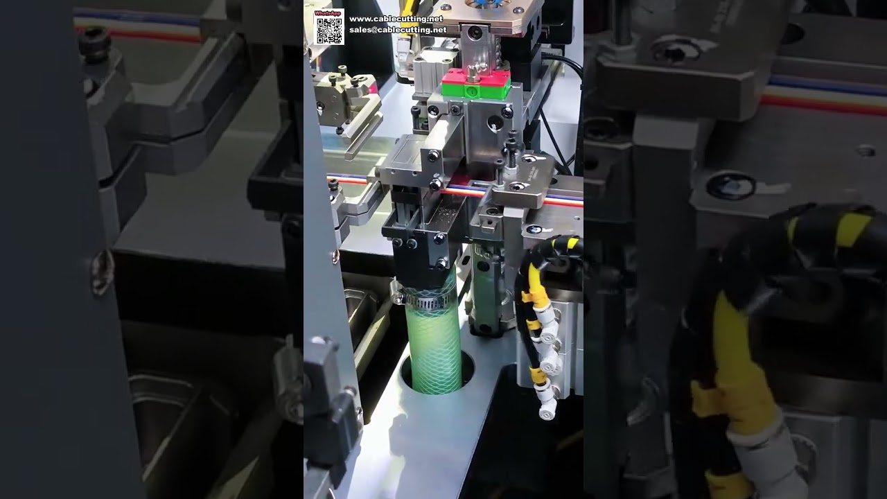 Tam Otomatik Tel Kesme, Sıyırma ve Terminal Presleme Makinesi - Kısa Video