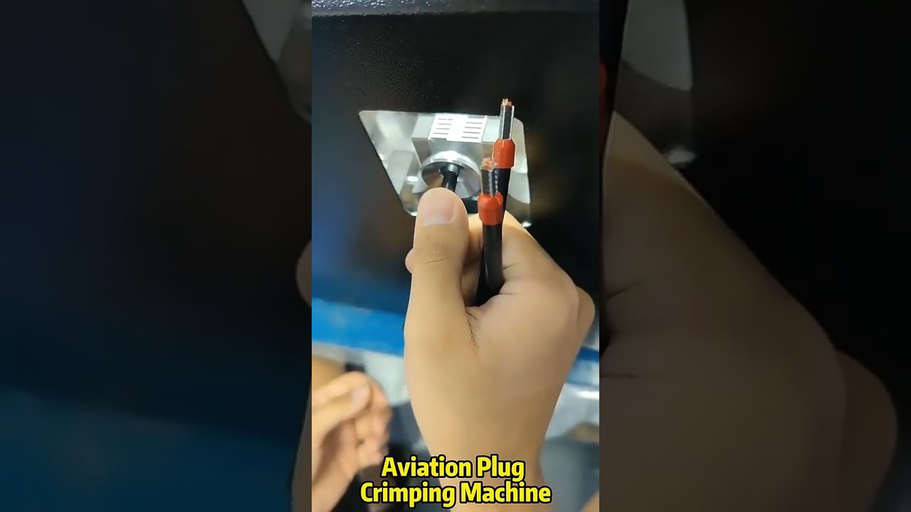 GX Serisi Havacılık Elektrik Konnektörü Kablo Sıyırma ve Sıkma Makinesi | Askeri, Navigasyon, Silah Sistemleri