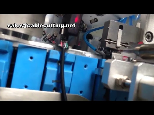 Tam Otomatik USB Kablo Soyma ve Lehimleme Makinesi | Yüksek Hızlı Kablo İşleme